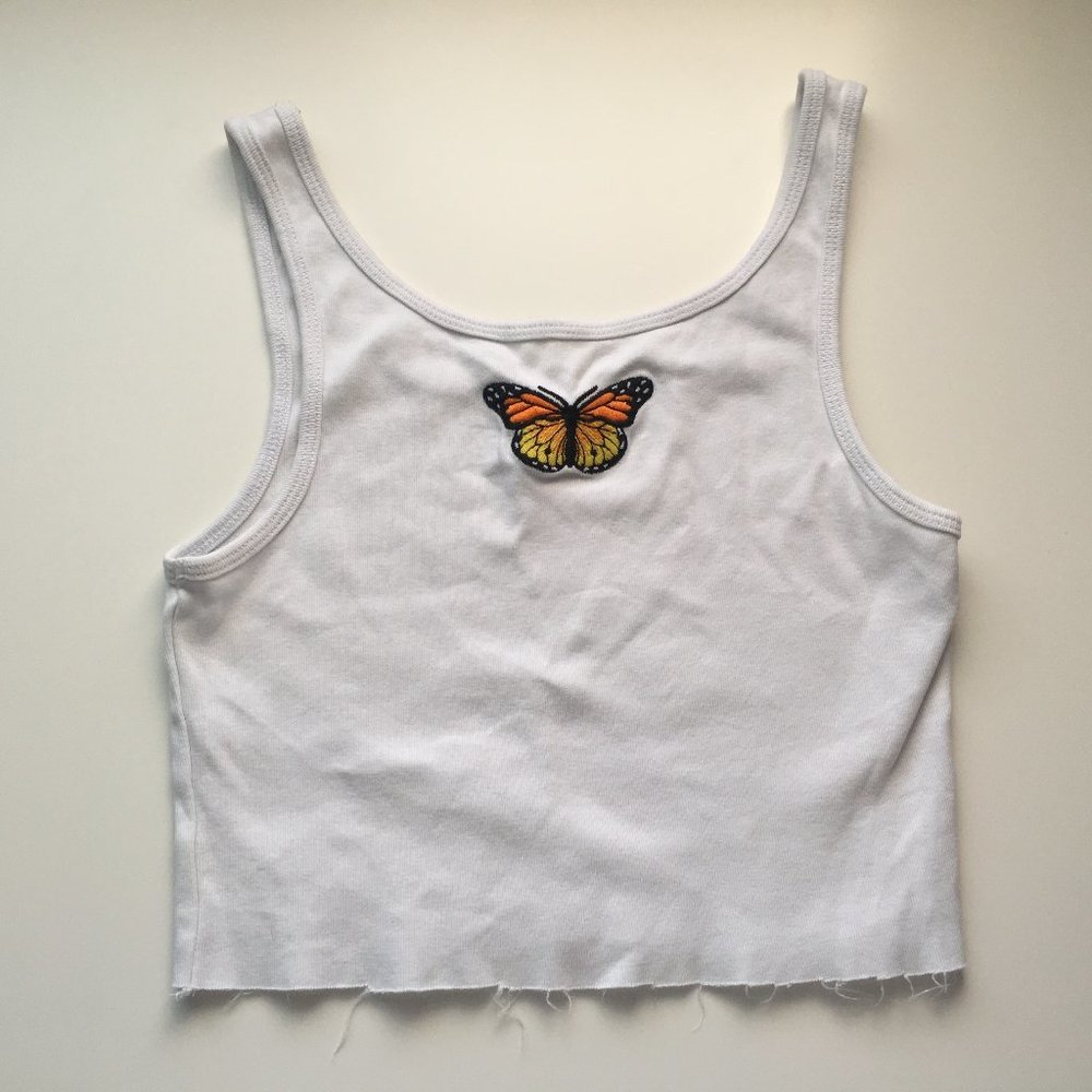 Brandy Melville Butterfly Tank Top